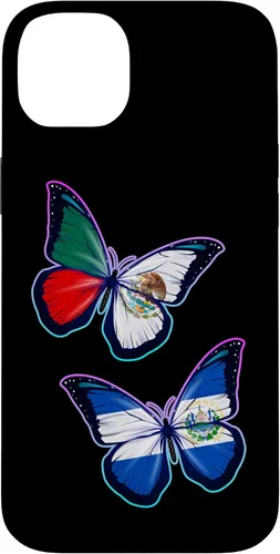 Miniatura 15 de El Salvador y México bicultural Roots - Carcasa para iPhone 17 (versión mariposa)