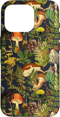 Miniatura 20 de Mushroom Woodland Scene elderberries Fungi Nature Shrooms Case for iPhone 17