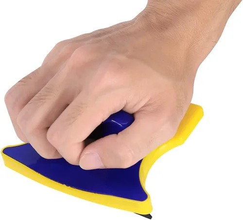 Miniatura 9 de Herramienta magnética para limpiar ventanas de doble cara, limpiador de vidrio con 2 algodón de limpieza extra, kit de limpiacristales para el hogar