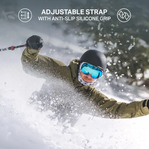 Miniatura 7 de Wildhorn Roca - Gafas de esquí para hombres y mujeres con protección antiempañamiento/arañazos 100% UV - Lente magnética - Gafas de nieve