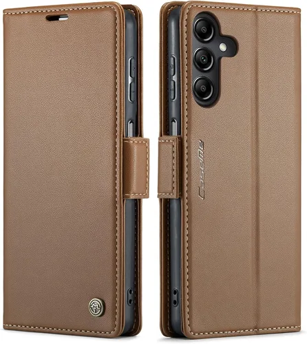 Miniatura 14 de QLTYPRI Funda tipo cartera para Samsung Galaxy S22 Ultra, funda magnética de piel sintética de alta calidad con bloqueo RFID, ranuras para tarjetas