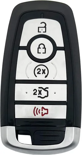 Carcasa de llavero inteligente de 5 botones para Ford F150/F-150 F250/F-250 F350 F450 2017 2018 2019 2020 2021 2022 Reemplazo de carcasa de llave