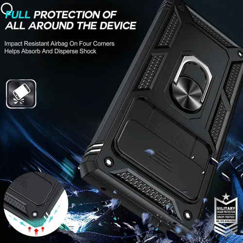 Miniatura 6 de LeYi Funda para Google Pixel 6: Funda para teléfono para Pixel 6 con cubierta deslizante para cámara + [2 paquetes] Protector de pantalla de vidrio
