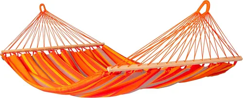 Miniatura 15 de La Siesta® Alisio Hamaca con barra esparcidora, hamaca exterior resistente a la intemperie, hamaca exterior de tela para 2 personas, hamaca para 2