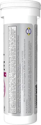 Miniatura 2 de NOW Sports Nutrition, efervescente efervescente-hidrato, suplemento de electrolitos, recuperación*, limón lima, 10 tabletas (paquete de 3)