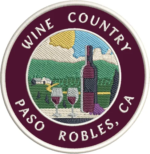 Miniatura 8 de Vinyard - Wine Country - Paso Robles, California 3.5 pulgadas bordado DIY hierro o coser parches decorativos vacaciones aventura tema novedad