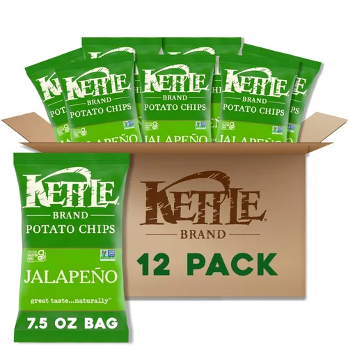 Miniatura 71 de Kettle Brand Papas Fritas, Backyard Barbeque Kettle Chips, Bolsa de Aperitivos, 1.5 Oz