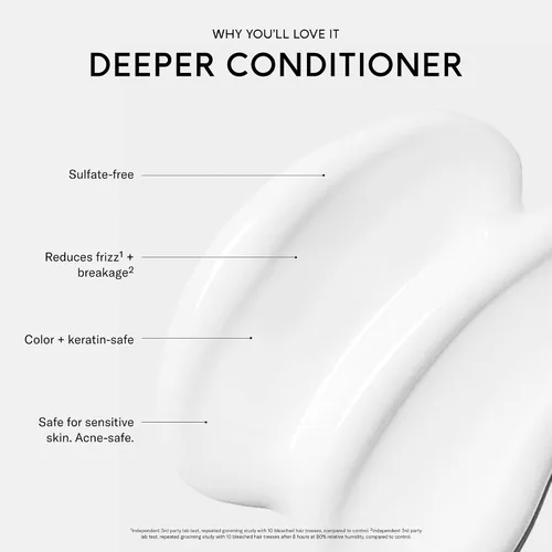 Miniatura 3 de SEEN Acondicionador más profundo, sin fragancia, no comedogénico para el cabello, desarrollado por dermatólogos, seguro para pieles sensibles