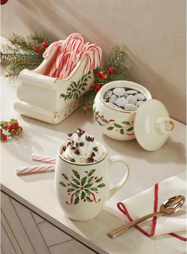 Miniatura 4 de Lenox 890765 - Tarro de caramelos de adorno navideño