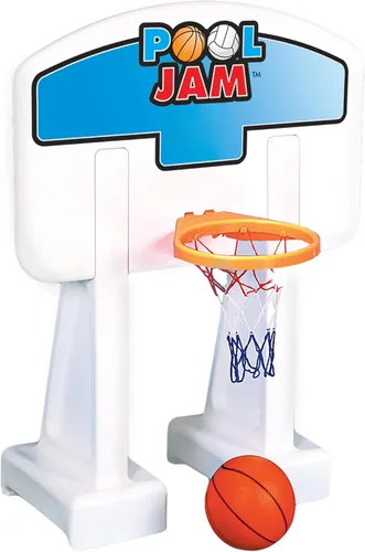 Miniatura 7 de Tablero de baloncesto, cesta Cool Jam Pro, Blanco Juego de baloncesto junto a la piscina (Premium)