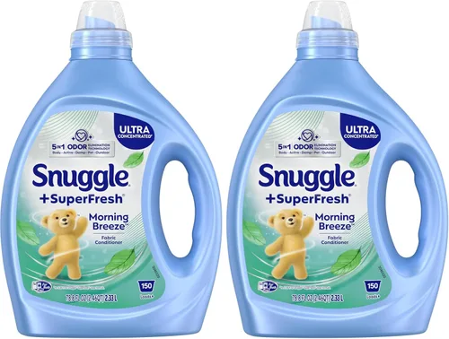 Miniatura 10 de Snuggle Suavizante líquido para telas, SuperFresh Original, elimina olores difíciles, concentrado 2 veces, 150 cargas