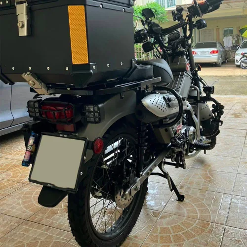 Miniatura 6 de Barra de choque de escape compatible con Honda CT125 Trail 125 Hunter Cub (2019-actual)