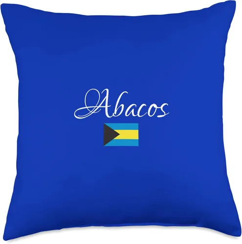 Miniatura 4 de Abacos, National Flag of the Bahamas Throw Pillow