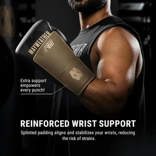 Miniatura 5 de Mayweather Core - Guantes de boxeo para hombres y mujeres, guantes de entrenamiento ligeros y duraderos para boxeo, sparring y trabajo con saco