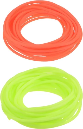 Miniatura 14 de HARFINGTON Tubo hueco de goma de 16 pies 1/8 pulgadas de diámetro y 1/16 pulgadas de orificio de silicona para hacer joyas, collares, pulseras