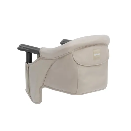 Inglesina Silla de mesa rápida, color crema, silla alta portátil para bebés, para bebés y niños pequeños de hasta 37 libras, diseño plegable, se