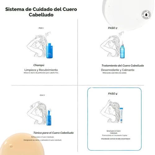 Miniatura 6 de Suero para el Crecimiento del Cabello Seapuri Scalpy para Hombres y Mujeres para Pérdida de Cabello y Adelgazamiento Tratamiento del Cuero