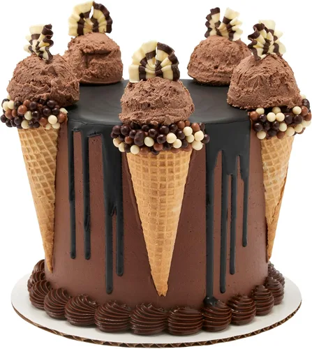 Miniatura 8 de DecoPac Goteo de pastel, color negro, sabor a vainilla, chocolate mate, 6.35 onzas
