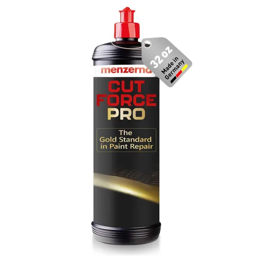 menzerna Cut Force Pro - Pulidor de automóvil de 32 onzas I de alta calidad con corte pesado y acabado de alto brillo, compuesto de pulido y pulido