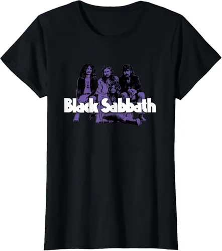 Miniatura 6 de Camiseta oficial de Black Sabbath Purple Photo, Negro