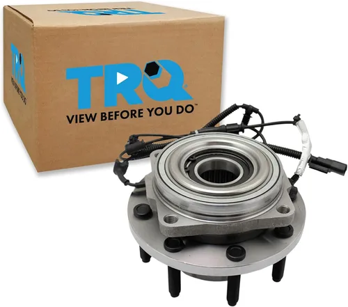 Miniatura 82 de TRQ Cojinete de rueda delantera y conjunto de cubo con sensor ABS compatible con Toyota Sequoia 2008-2022 Tundra 2007-2021