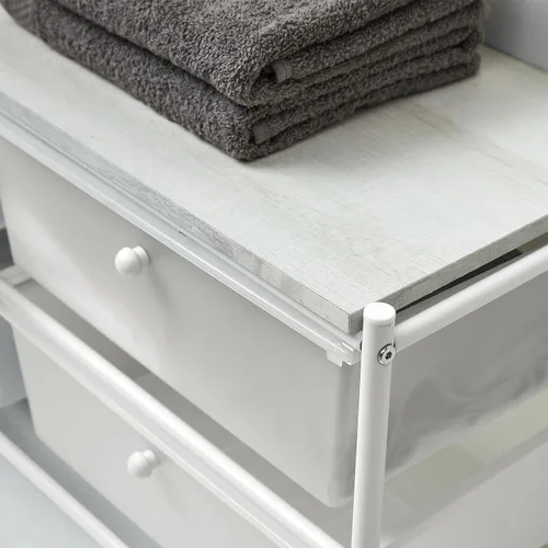 Miniatura 5 de Suprima® Cajones Multiusos con Estante - Tapa Blanca Blanca Parte superior blanca/blanqueada
