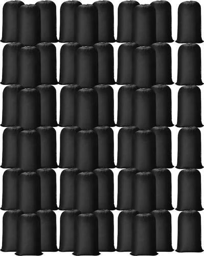 Miniatura 9 de Sanwuta 40 bolsas de lavandería grandes de 38 x 24 pulgadas, bolsas de lavandería de viaje a granel con cierre de cordón, lavables, resistentes