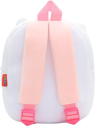 Miniatura 5 de Mochila escolar para niños de 2 a 4 años de edad (gato blanco)