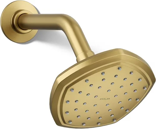 Miniatura 20 de Kohler 27051-SN Occasion® Cabezal de lluvia de una sola función de 8", 2.5 gpm, níquel pulido Níquel pulido vibrante