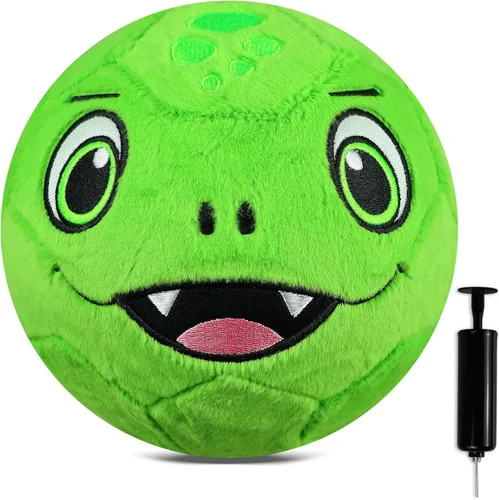 Silent - Balón de fútbol para interiores tamaño 3, pelotas de fútbol de felpa súper ligera y suave para niños, niños pequeños de 1-3, 3-8 años,