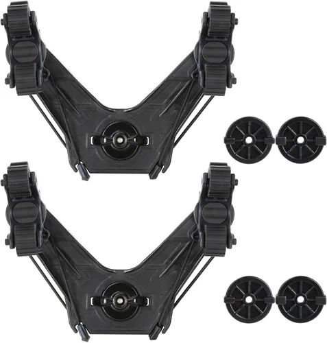 Soporte de paleta de kayak, accesorios de kayak para pesca, accesorios de montaje en pista de kayak de doble cabeza, soporte de paleta compensada