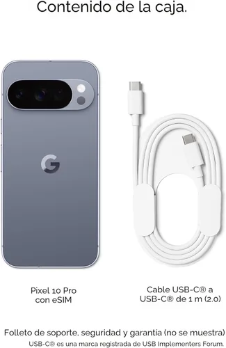Miniatura 11 de Google Pixel 10 Pro - Smartphone Android desbloqueado - Asistente de IA Gemini, sistema de cámara trasera triple, batería de carga rápida de más