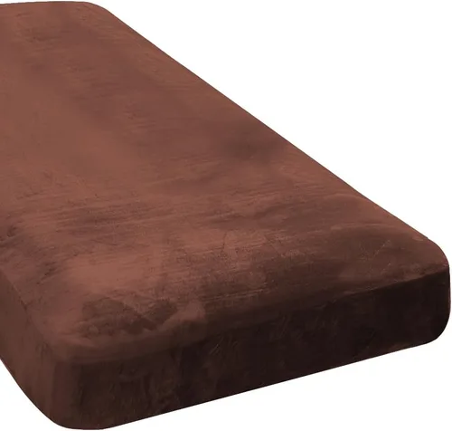 Miniatura 184 de H.VERSAILTEX - Funda de terciopelo elástica y afelpada para protección de cojines de sofá biplaza, silla o sofá, 2 piezas, tamaño grande, color gris