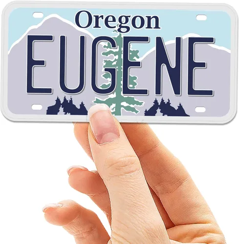 Miniatura 16 de Oregon - Calcomanías para placa de matrícula, elige tu o ciudad, calcomanía para parachoques del noroeste del Pacífico para Hydroflask (Portland)