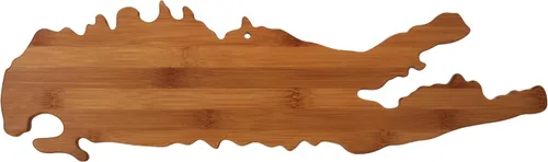 Miniatura 17 de Tabla para cortar y servir modelo Alabama de Totally Bamboo, de bambú 100%, para cocina y entretenimiento, Alabama, Marrón
