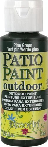 Miniatura 22 de DecoArt Patio Paint Pintura acrílica de 2 onzas color amarillo sol Sunshine Yellow