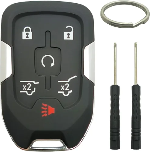 Miniatura 12 de Carcasa de repuesto para llavero inteligente compatible con GMC Acadia Terrain 2019 2020 2021 2022 cubierta de control remoto de coche con entrada