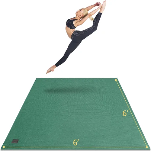 Miniatura 11 de GXMMAT Large Yoga Mat 6'x4'/6'x6'/7'x5'(7mm/9mm), Extra Thick Workout Mats for Home Gym Flooring,Ultra Comfortable Non-Slip Quick Resilient Barefoot