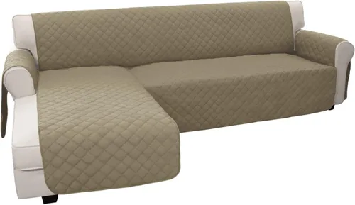 Miniatura 23 de Easy-Going - Fundas para sofá seccional en forma de "L" para perros, funda reversible para sofá, funda para chaise longue, protector de muebles