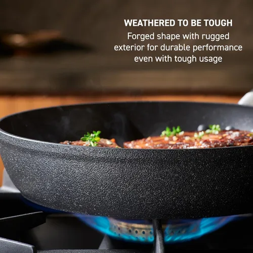 Miniatura 3 de T-fal Stone Force Platinum - Juego de utensilios de cocina antiadherentes de 12 piezas, apto para horno y parrilla hasta 400°F, juego de cocina