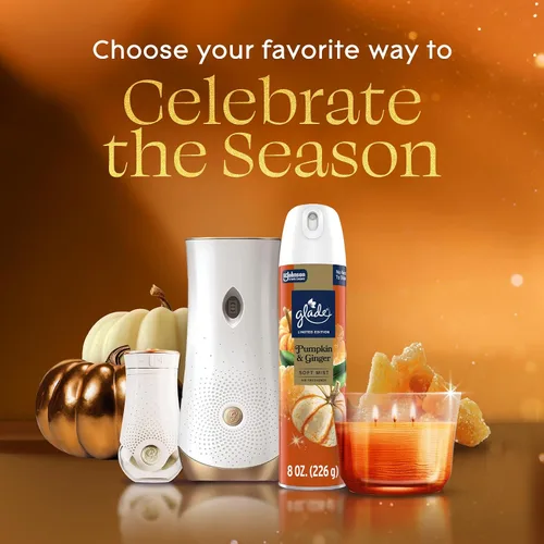 Miniatura 8 de Glade PlugIns - Recambios de ambientador, calabaza y jengibre, aceites esenciales y perfumados para el hogar y el baño, 0.67 onzas líquidas, 10