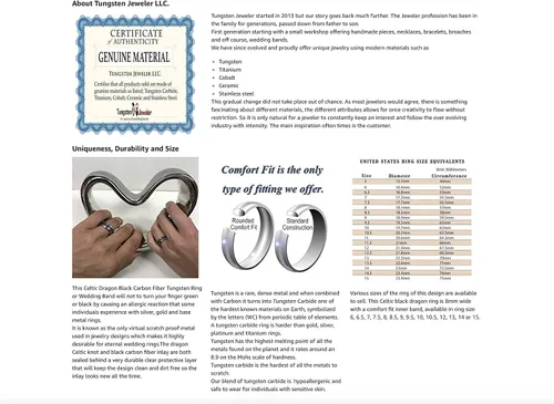 Miniatura 6 de Juego de anillos de boda con incrustaciones de madera de koa hawaiana de titanio de 0.315in0.236in