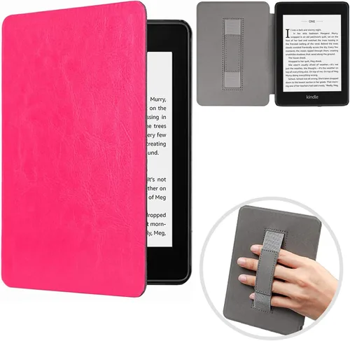 Miniatura 14 de Funda para Kindle Paperwhite 2018, delgada funda protectora de piel sintética con función de apagado y encendido automático para Kindle Paperwhite
