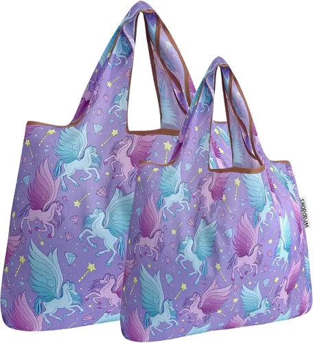 Miniatura 12 de allydrew Large Foldable Tote Nylon Reusable Grocery Bags