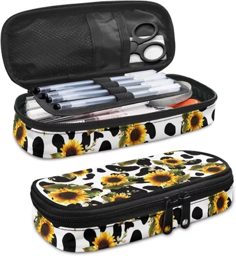 Miniatura 45 de Renewold Estuche para lápices con estampado de bandera estadounidense, para adultos, niños, adolescentes, bolsa para lápices, oficina, universidad