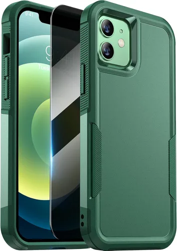 Miniatura 91 de Diaclara Funda diseñada para iPhone 12 Pro Max, [con protector de pantalla de privacidad] [antiespía] [protección contra caídas de grado militar]
