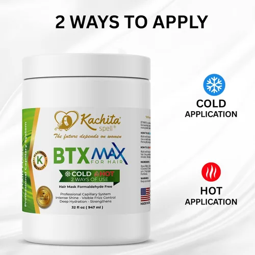 Miniatura 8 de Kachita Spell BTXMAX - Mascarilla para cabello seco y dañado, tratamiento de queratina y aceite de argán para hidratación, control
