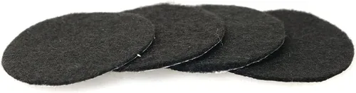 Miniatura 4 de 5 unids quemador de incienso negro ceniza colector pad 1.772 in estera ignífuga alta temperatura almohadilla de algodón fuego quemador de incienso