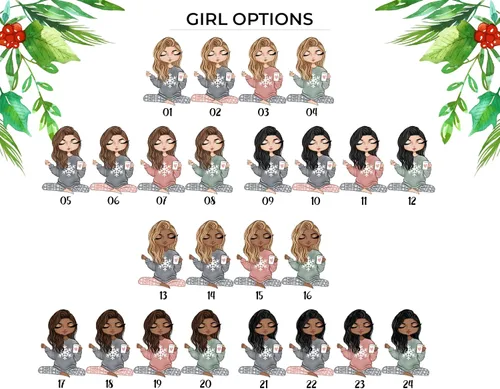 Miniatura 2 de Adorno de Navidad personalizado para niña glamorosa, adicto a las compras para adolescentes fashionista (círculo)
