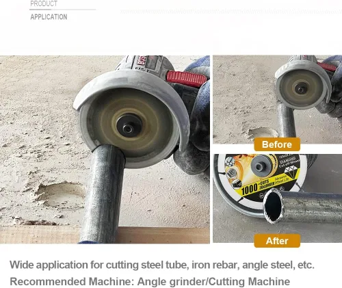 Miniatura 5 de SHDIATOOL Disco de corte de metal de diamante de 4 pulgadas para tubo de acero Ángulo de barras de refuerzo de hierro Hoja de rueda de corte soldada